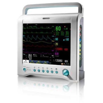 Chinese Cheap Multi-Parameter Ambulance NIBP SpO2 ECG Etco2 Touch Screen Patient Monitor